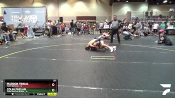 105 lbs Quarterfinals (8 Team) - Maddox Tindal, Team Gotcha vs Colin Phelan, Team Gotcha Black