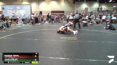 105 lbs Quarterfinals (8 Team) - Maddox Tindal, Team Gotcha vs Colin Phelan, Team Gotcha Black