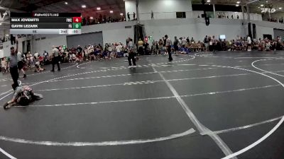 72 lbs Round 1 (6 Team) - Gavin Saxton, Kardiac Kidz vs Edward Glinsky, Quaker Nation