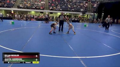 55 lbs Quarterfinal - Rylan Ressler, DC Elite vs Huxtin Anderson, Berge Elite Wrestling Academy