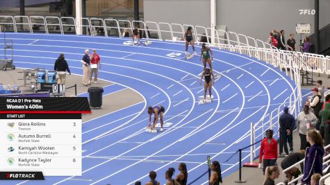 Women's 400m, Finals 1