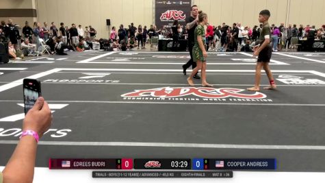 Edrees Budri vs Cooper Andress 2025 ADCC Orlando Open/Youth Trials