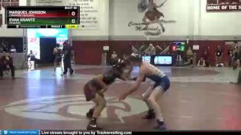 106 lbs Quarterfinal - Marques Johnson, Cimarron-Memorial vs Evan Krantz, McQueen