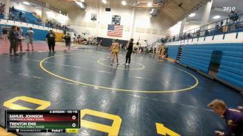 110-115 lbs Round 5 - Trenton Enis, Thermopolis Middle School vs Samuel Johnson, Thermopolis Middle School