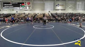 128 lbs Champ. Round 1 - Vincent Darch, Batavia Youth Grappling vs Declan West, Club Not Listed