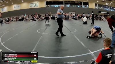 84 lbs Round 1 - Jett Brenner, SouthWest Elite vs Jack Aponte, Triangle WA