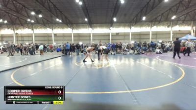 138 lbs Cons. Round 5 - Cooper Owens, Fruitland Middle School vs Hunter Bones, Meridian Middle School