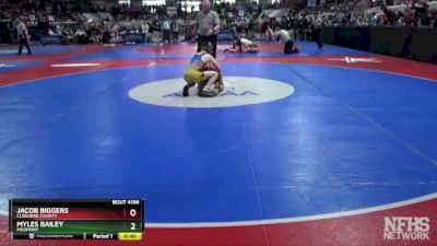 1A-4A 106 Cons. Round 3 - Jacob Biggers, Cleburne County vs Myles Bailey, Piedmont