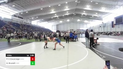 123 lbs Quarterfinal - Persephone Chavez-Escarcega, Manu WC vs Allyson Brunolli, Threshold WC