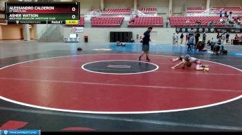 56-58 lbs Round 5 - Asher Watson, Backyard Brawlers Wrestling Club vs Alessandro Calderon, ET Wrestling