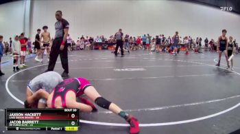 96 lbs Round 6 (10 Team) - Jacob Barrett, MF Purge Elite vs Jaxson Hackett, Lake Gibson Braves