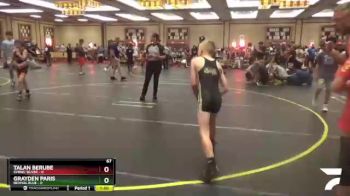 67 lbs Round 3 (6 Team) - Grayden Paris, Revival Blue vs Talan Berube, SVRWC Silver