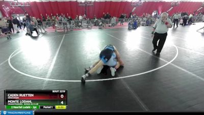 138 lbs Cons. Round 1 - Caden Ruetten, Wisconsin vs Monte Lodahl, CrassTrained: Weigh In Club