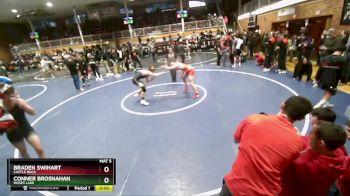 157 lbs Champ. Round 2 - Conner Brosnahan, Moses Lake vs Braden Swihart, Castle Rock