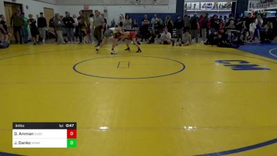 84 lbs Quarterfinal - Daylen Amman, Quest vs James Danko, SHWA