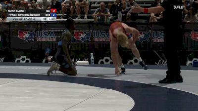 70 kg Champ. Rd Of 32 - Noah Elliott, California vs Tyler Xavier McKnight, CLT Regional Training Center
