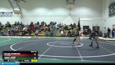 125 lbs Cons. Round 3 - Dylan Atherton, Rio Hondo vs Diego Jasso, Cerritos College