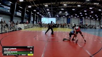 96 lbs Rd# 9- 2:15pm Saturday Final Pool - Colton Schultz, Team Gotcha vs Wyatt Carnite, Cali Red