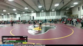 130 lbs Cons. Round 3 - Catalena Salazar, Fort Lupton vs Ariana Lara-Hernandez, Skyview