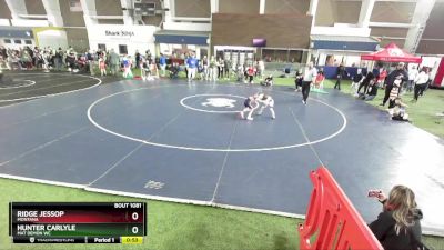 43 lbs Semifinal - Hunter Carlyle, Mat Demon WC vs Ridge Jessop, Montana