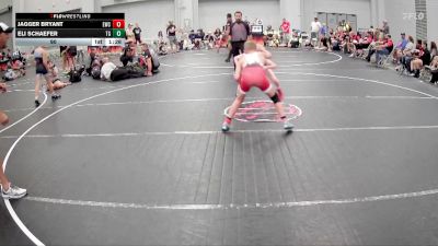 90 lbs Round 5 (6 Team) - Jagger Bryant, Empyre Wrestling Club vs Eli Schaefer, Team Gotcha