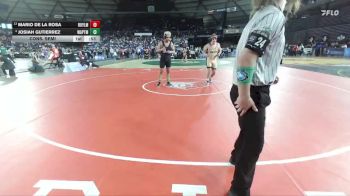 Boys 1A 215 lbs Cons. Semi - Mario De La Rosa, Royal vs Josiah Gutierrez, Wapato