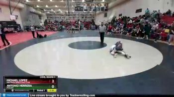 106 Boys Cons. Round 4 - Antonio Herrera, Mullen vs Michael Lopez, Mile High Wrestling Club
