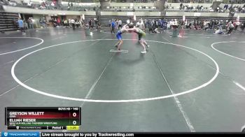 140 lbs Cons. Round 2 - Greyson Willett, Iowa vs Elijah Rieser, New Ulm Rolling Thunder Wrestling Club