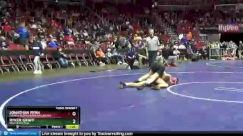 3 lbs Cons. Round 1 - Jonathan Ryan, Council Bluffs Abraham Lincoln vs Ryker Graff, Southeast Polk