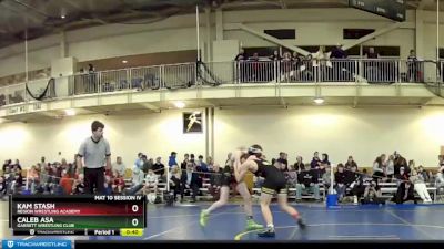 114 lbs Quarterfinal - Caleb Asa, Garrett Wrestling Club vs Kam Stash, Region Wrestling Academy