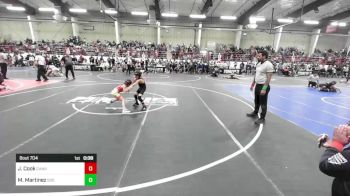 54 lbs Round Of 16 - Jacey Cook, Ganado WC vs Mialani Martinez, 505 Wc