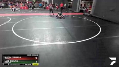 150 lbs Cons. Round 2 - Luke Rissling, Green Bay vs Austin Fernholz, Arcadia