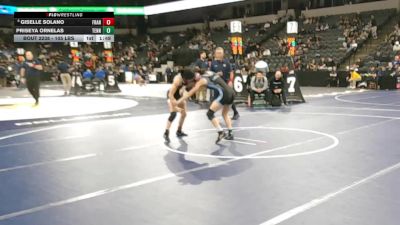 105 lbs Round Of 16 - Giselle Solano, Franklin (Elk Grove) (SJ) vs Priseya Ornelas, Tennyson (NC)