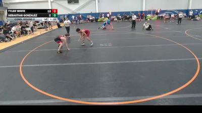 126 lbs Cons. Round 8 - Tyler White, Lake Gibson Braves vs Sebastian Gonzalez, Eagle Empire