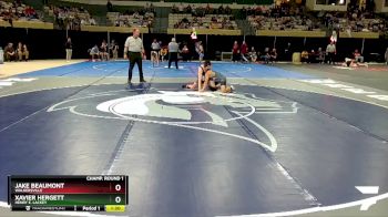 126-2A/1A Champ. Round 1 - Jake Beaumont, Walkersville vs Xavier Hergett, Henry E. Lackey