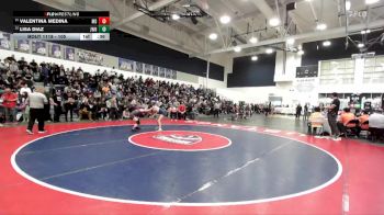 105 lbs Cons. Round 1 - Lisa Diaz, JW North vs Valentina Medina, Mater Dei