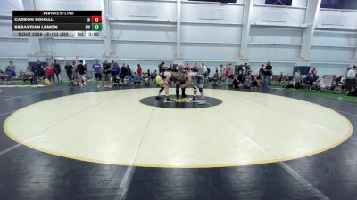 E-153 lbs Consi Of 8 #2 - Carson Bohall, IN vs Sebastian Lemon, WV
