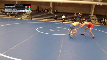 132 lbs 7th Place Match - DeAngelo Mata, North Platte vs Holdyn Quick, Scottsbluff