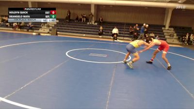 132 lbs 7th Place Match - DeAngelo Mata, North Platte vs Holdyn Quick, Scottsbluff