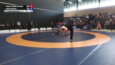 70kg Quarterfinal - Roman Scriba-Podaima, Coast RTC vs Ryan Dahcha, London-Western Wrestling Club