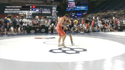 132 lbs Champ. Rd Of 32 - Evan Stachewicz, Michigan vs Gryphon Foster, New York