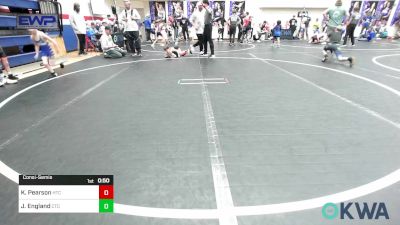 46 lbs Consolation - Kase Pearson, Hinton Takedown Club vs Jepsen England, Comanche Takedown Club