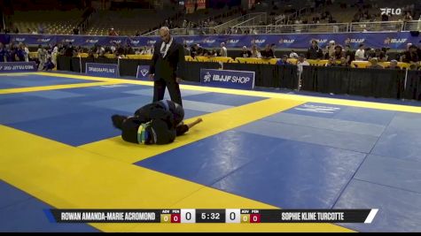 Sophie Kline Turcotte vs Rowan Amanda-Marie Acromond 2026 Pan Jiu Jitsu IBJJF Championship