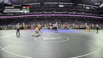 D1-113 lbs Cons. Round 3 - Bronson Shinkonis, Brighton HS vs Justin Rizzo, Romeo HS