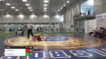 140 lbs Final - Robert McCrork, Ohio Titan Red vs Philip Lampka, Cyclones -MI