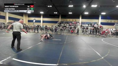 114 lbs Round Of 16 - West Thompson, The Best Wrestler Reno vs Liam Batres, Outlaws WC