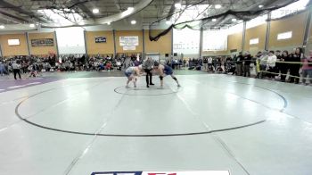 150 lbs Quarterfinal - Damian Rousseau, Staples vs Gabriel Bouyssou, Scituate-RI