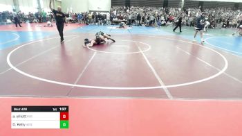 134-H lbs Round Of 64 - Andrew Elliott, River Valley Rebels vs Dontae Kelly, Middle Township