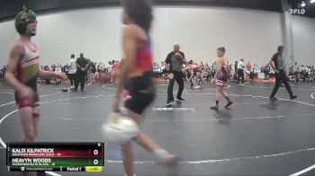 75 lbs Placement (4 Team) - Kalix Kilpatrick, Backyard Brawlers Gold vs Heavyn Woods, Takedown Elite Black