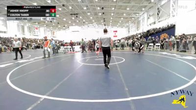 86 lbs Quarterfinal - Colton Taber, Gowanda Wrestling Club vs Asher Knopp, Journeymen Wrestling Club